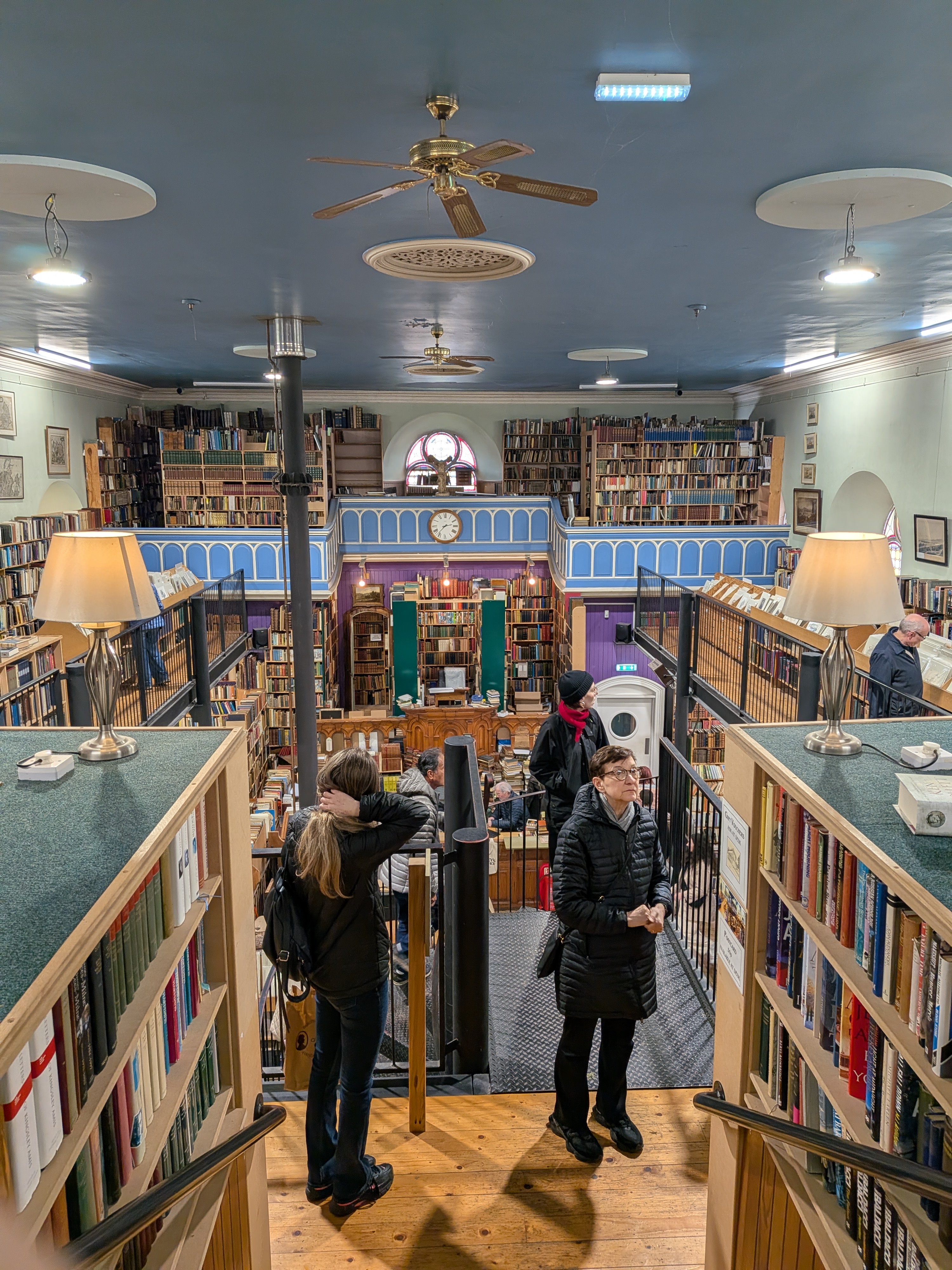 Interior of Leakey's Bookshop, Inverness