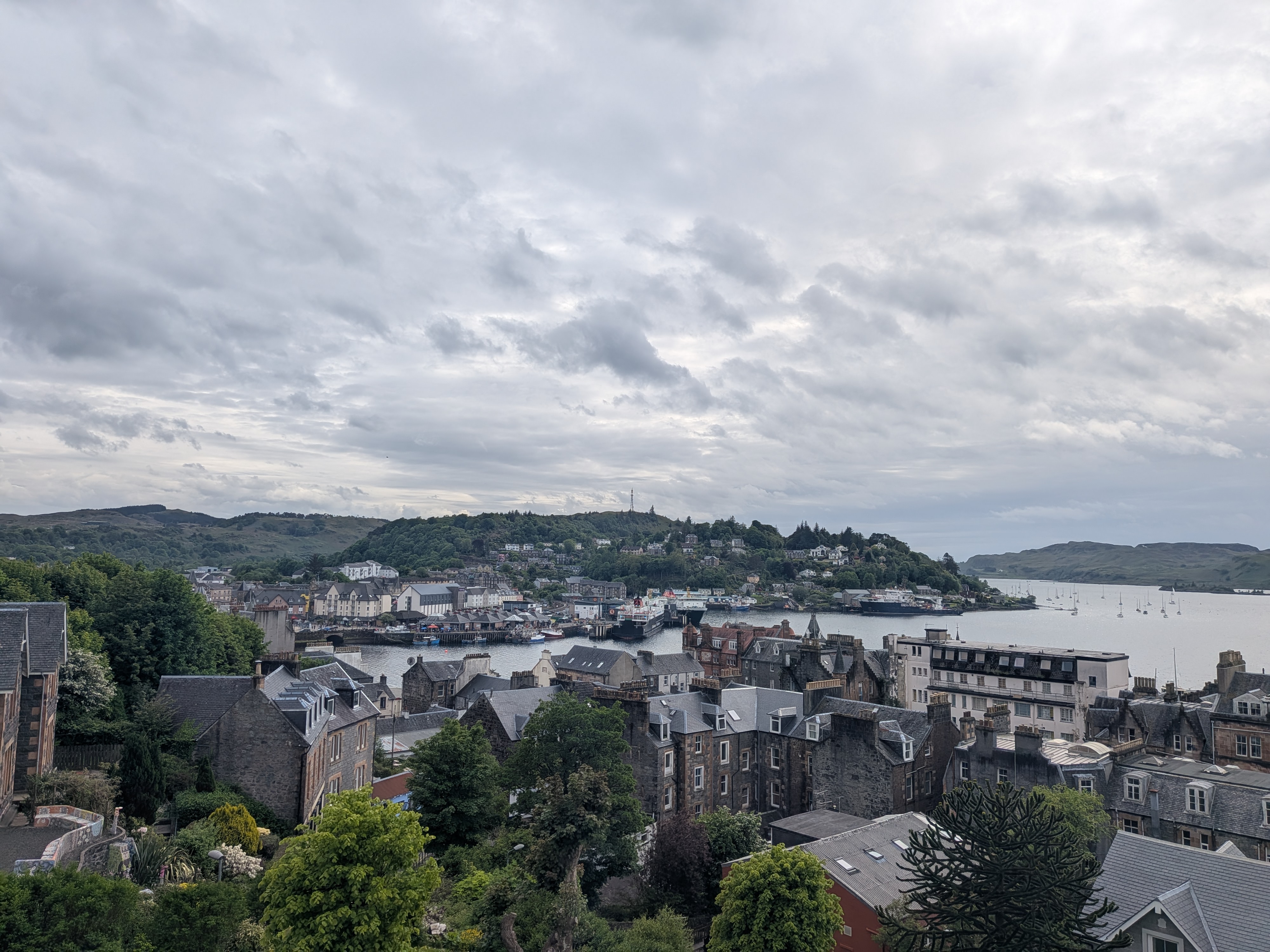 The harbor of Oban